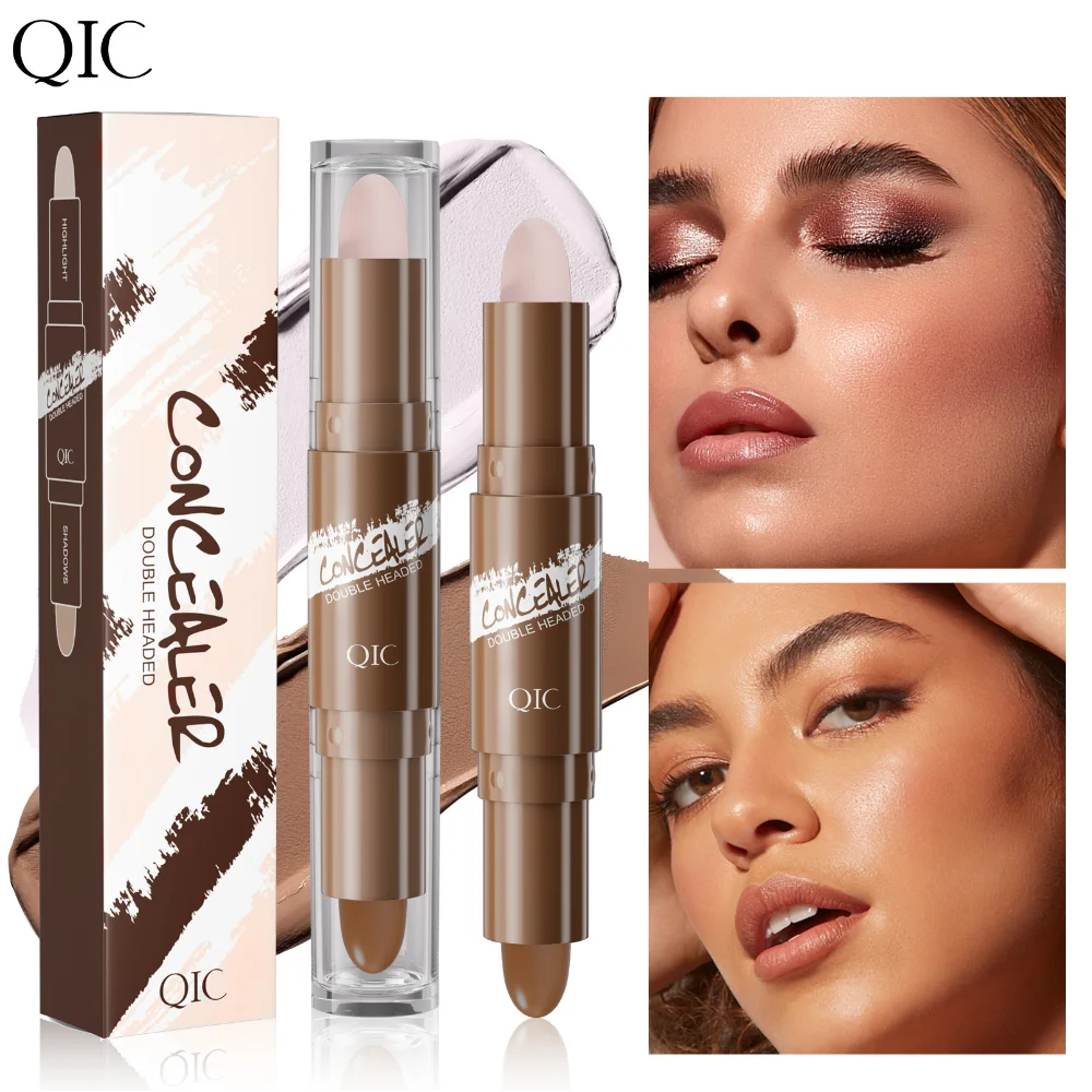 Contour Highlighter Stick Long Lasting Dark Circles Corrector Waterproof Brightening Face Contouring Bronzer Nose Shadow Makeup