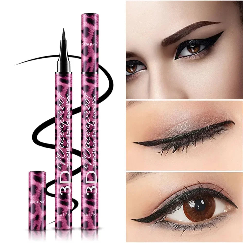 4D Fiber Mascara Curl Thick Lengthening Eyelash Lasting Eyeliner Black Natural Non-smudge Waterproof Eye Makeup Sets Cosmetics